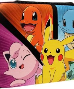 Pokémon Characters Pencil Case with Zipper Closure