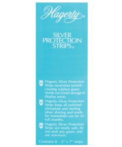 Alternative view of Hagerty Silver Protection Strips. Jewelry Tarnish Prevention Strips for Jewelry Boxes and Enclosed Storage. Made in USA. Kosher Certified. 8-Pack. 2 x 7