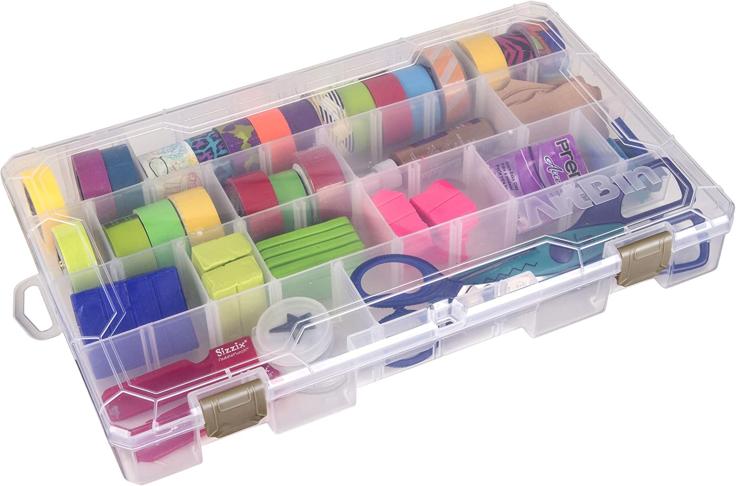 ArtBin Large Solutions Box Clear Art & Craft Organizer with Dividers - Plastic Storage Case for Convenient and Versatile Storage - Ideal for Various Craft Supplies - Image 4
