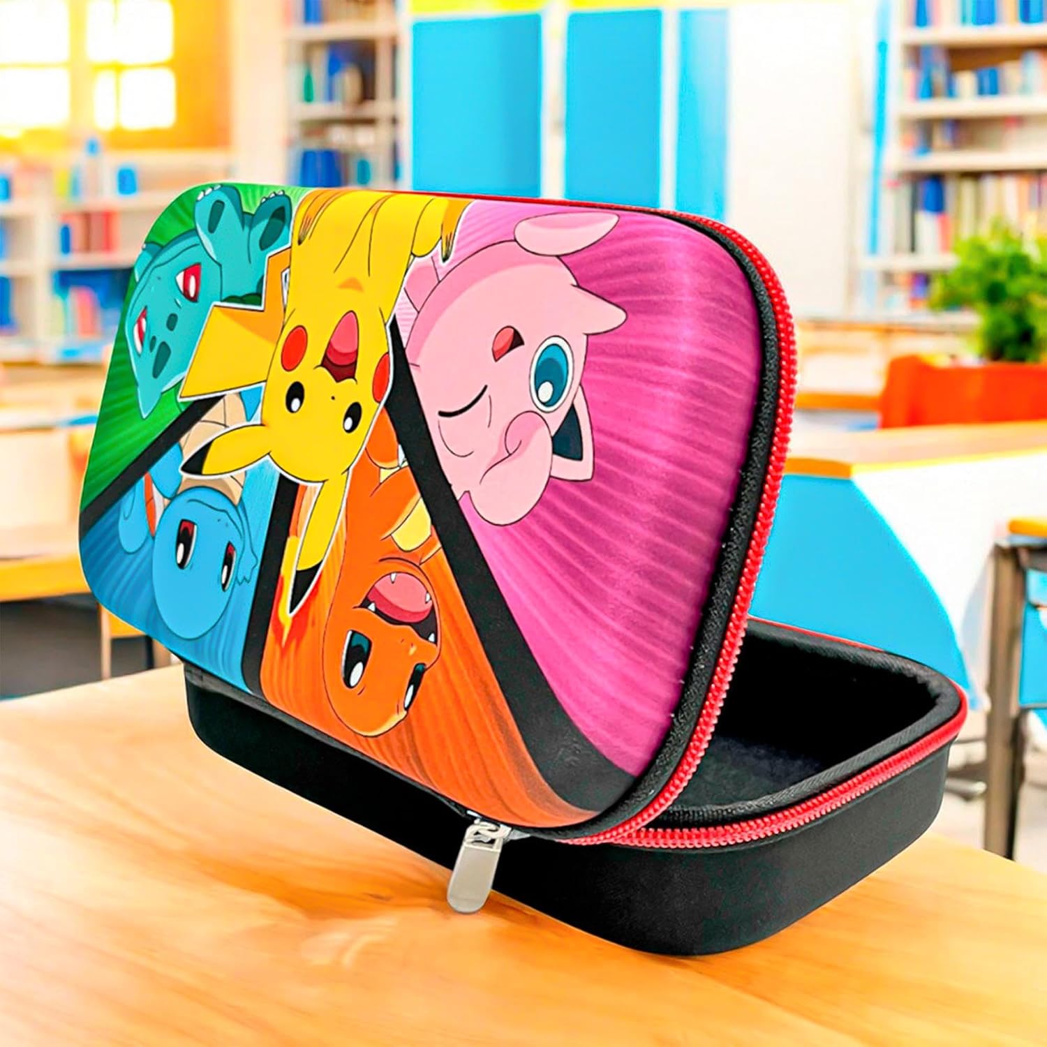Pokémon Characters Pencil Case with Zipper Closure - Image 6