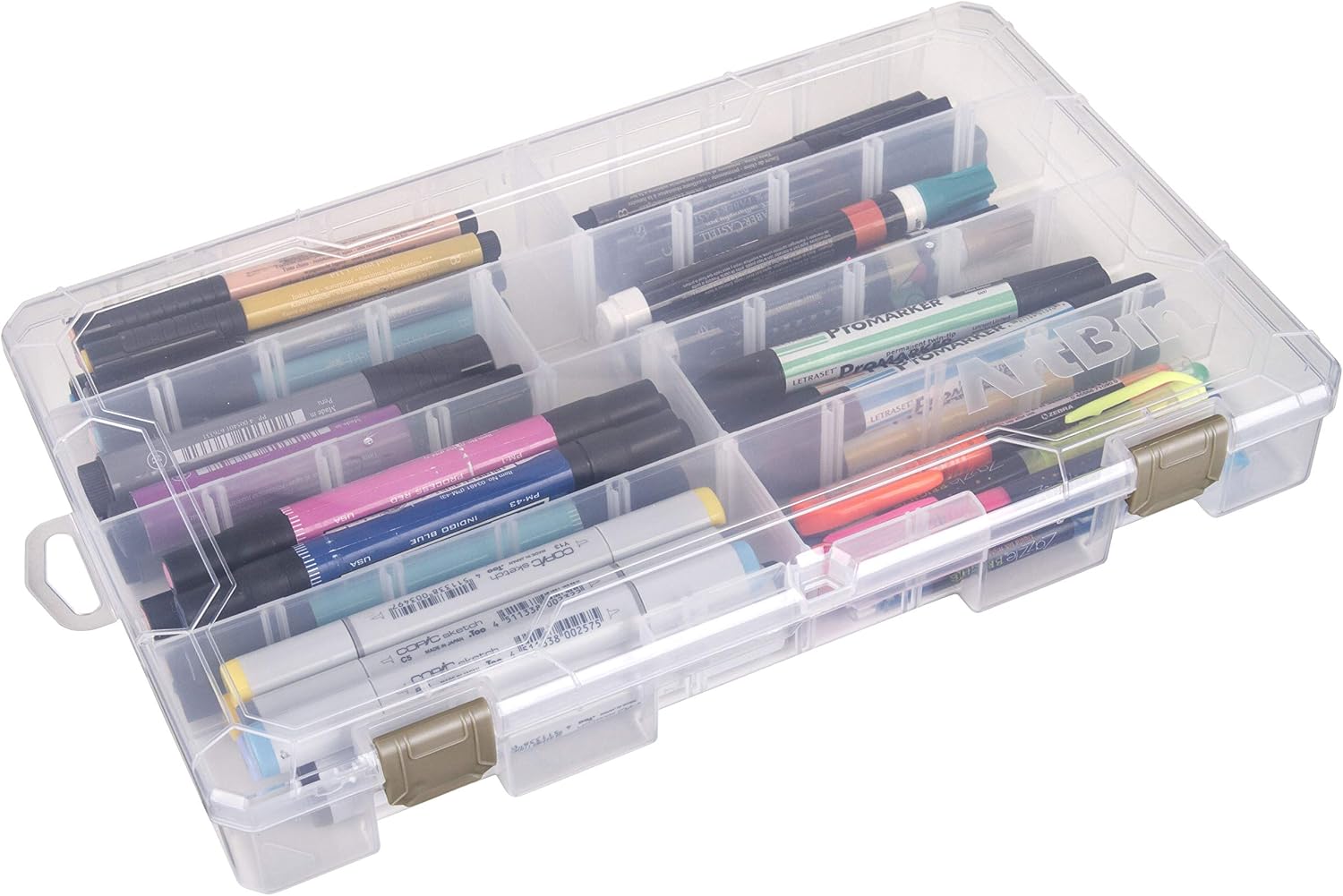 ArtBin Large Solutions Box Clear Art & Craft Organizer with Dividers - Plastic Storage Case for Convenient and Versatile Storage - Ideal for Various Craft Supplies - Image 7
